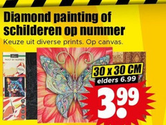  30 diamond painting schilderen nummer prints canvas cm elders 3.99 