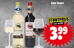  witte wijn rode 8 hamersma gato sauvignon blanc cabernet fles gato negro san pedro 3.99 