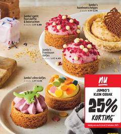  gebak 2 4 8 25 stuks petit fours koffie bosvruchten 5.99 frambozen slofjes dino klein oktober 