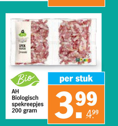  200 bio biologisch spekreepjes stuk 3.99 