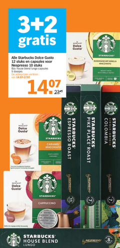 starbucks dolce gusto capsules koffiecups 2 3 5 8 10 11 12 nescafe stuks nespresso house blend lungo doosjes varieeren 14 madagascar vanilla macchiato espresso roast caramel classic cappuccino colombia single origin pike by 00 