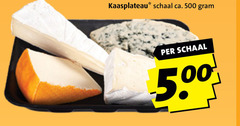  500 kaasplateau schaal ca. 