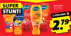  2 10 100 500 super american remia tomaten mayonaise romig getest sauzen statube ml frites curry saus classic statubes 