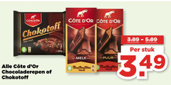  chokotoff cote d or chocolade noir puur since chocoladerepen melk bon bloc praline stuk 