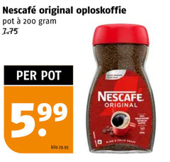  nescafe oploskoffie 10 200 original pot 5 99 kilo 