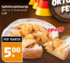 appeltaart 500 ca. personen taartje 