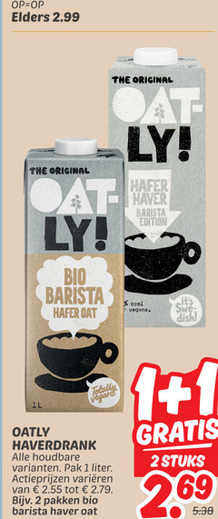  soja melk 1 2 elders original bio barista haver edition cool vegans dish oatly totally haverdrank houdbare pak liter varieeren pakken stuks 69 