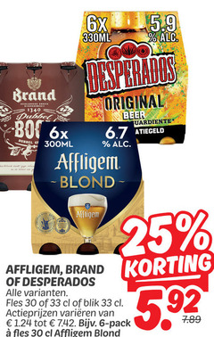  affligem desperados brand speciaalbieren 6 25 30 33 6x 330ml dubbel 300ml original beer blond fles blik varieeren pack 5 