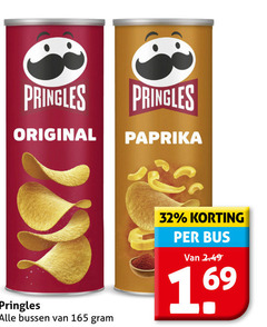  pringles chips 32 paprika original bussen bus 