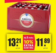  amstel krat bier 2 10 stuks 