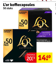  douwe egberts l or koffiecups 8 50 koffiecapsules stuks aluminium capsules lungo r pack ristretto espresso profondo intensity 