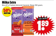  milka chocolade 50 biscoff salted almond caramel reep new amandel 
