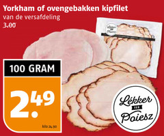  100 yorkham ovengebakken kipfilet versafdeling kilo 