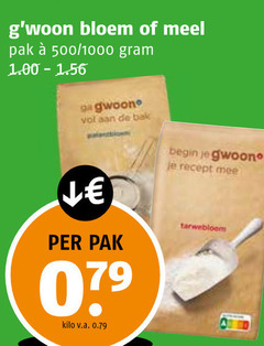  bloem meel pak 500 1000 bak kilo v.a. begin gwoon recept 