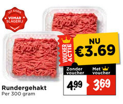  300 slagerij rundergehakt voucher 