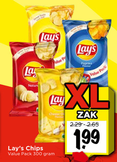  lays chips 300 la natur lay flavour pack xl zak 