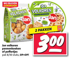  poffertjes pannenkoeken 2 10 30 300 volkoren jan 8x with pak 8 stuks pakken 