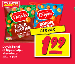  duyvis borrelnootjes tijger paprika borrel tijgernootjes zak 