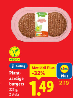  2 internal hamburger koeling plantaardige aardige burgers stuks 