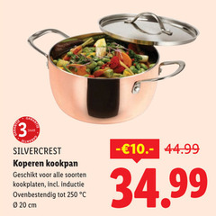  3 20 250 jaar silvercrest koperen kookpan soorten kookplaten inductie ovenbestendig cm 