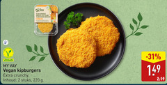 2 my kipburger burger poulet art crunchy label international kipburgers inhoud stuks 