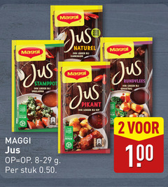  2 100 maggi jus stamppot speklappen boter naturel karbonade rundvlees gehaktbal good recyclen stuk pikant kip 