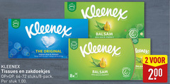  2 8 100 200 recyclable kleenex original toujours doux stark always soft strong with recycled plastic balsem aloe vera vitamin brand tissues rand soothes your nose zakdoekjes stuks pack stuk 8x apaisant le nez balsa vit 