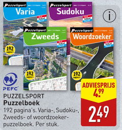  puzzelboek 9 00 stippen puzzelsport varia sudoku zweeds 4 99 woordzoeker stuk 