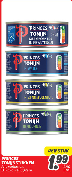  5 gecertificeerd duurzame visserij www.msc.org nl dagen foods rok gewricht blik princes tonijn groenten pikante saus water zonnebloemolie olijfolie nutri energie tonijnstukken stuk 1 99 