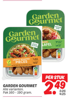  garden gourmet vegetarisch 100 quick lightly roasted high protein pieces with and european soy pak classic authentic taste tafel source spices stuk 