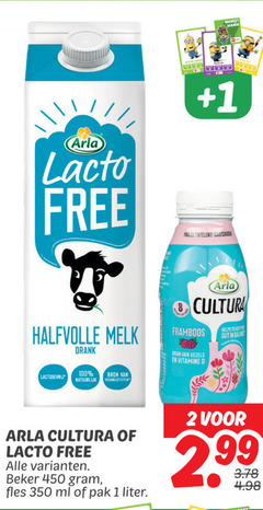  1 2 100 350 450 market mania lacto free fris tintelend halfvolle melk drank cultura framboos vezels vitamine helps to lactosevrij voedingsstoffen beker fles ml pak liter 