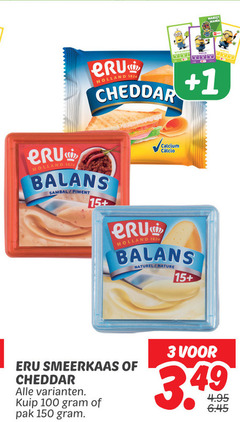  3 100 150 market eru holland cheddar 1 balans sambal 15 calcium naturel nature smeerkaas kuip pak 