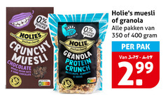  20 350 400 sugar added positive change crunch muesli chocolate whole grain dark protein granola hazelnuts almonds pakken pak 