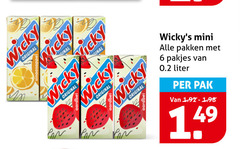  wicky fruitdrank 6 original vicky pan mini pakken liter pak 