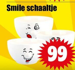  99 smile schaaltje 