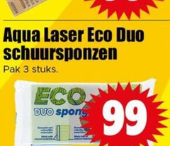  schuursponsjes 3 99 aqua laser eco duo schuursponzen pak stuks spong 