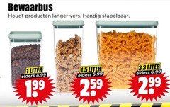  voorraadbussen 1 bewaarbus langer vers stapelbaar liter elders 99 5.99 2 
