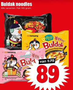  140 noodles pak bay fried ramen carbonara flavour roergebakken gebratene nudeln hot chic be chicken 