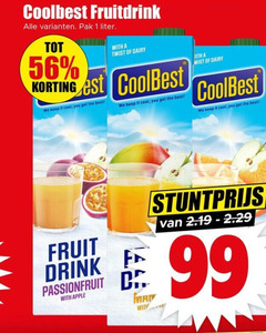  1 99 coolbest fruitdrink pak liter with twist dairy it cool you best fruit drink passionfruit apple may 