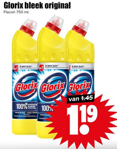  100 750 glorix bleek original flacon ml dikste hygienische reiniging dikke 11 