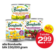 3 bonduelle gebroken sperzieboontjes crispy mais taste rode kidneybonen haricots rouges kidney blik 150 200 stuks 