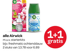  airwick luchtverfrisser 1 2 120 starterkits freshmatic ochtenddauw stuks 