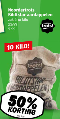  bildstar aardappelen 10 50 noordertrots bildtstar zak kilo 5.99 noorder trots des 
