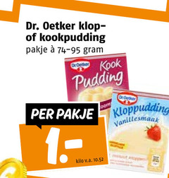  dr. oetker klop kookpudding pakje dr kook pudding kilo v.a. oom kloppudding vanillesmaak 