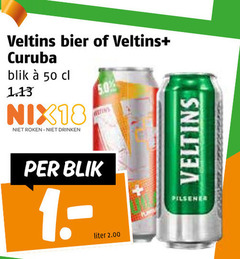  veltins blikjes bier 50 blik nix18 roken drinken liter pilsener 