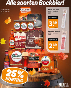  brand alfa amstel grolsch bokbier 25 90 200 1870 soorten bockbier chouffe baton pur porc worst 3.99 herfstbok kilo ram herfst bock dubbel naturel pakje paint matures texels rijke zachtzoet hertog jan bier carl book nix18 roken drinken 
