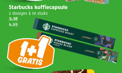  starbucks koffiecups 1 2 10 11 koffiecapsulehouder doosjes stuks espresso roast house blend lungo 