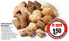  broodjes 4 verse harde demi baguette triangel meergranen rustieke meerzaden bol volkoren mini ciabatta italiaanse hale stuks minder 