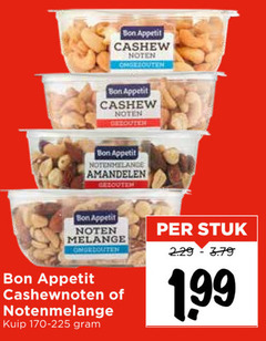  cashewnoten bon appetit cashew noten notenmelange amandelen melange ongezouten kuip stuk 
