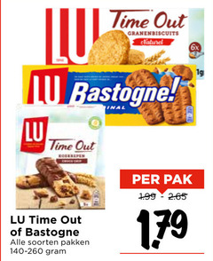  lu biscuit time out granenbiscuits naturel bastogne soorten pakken pak 